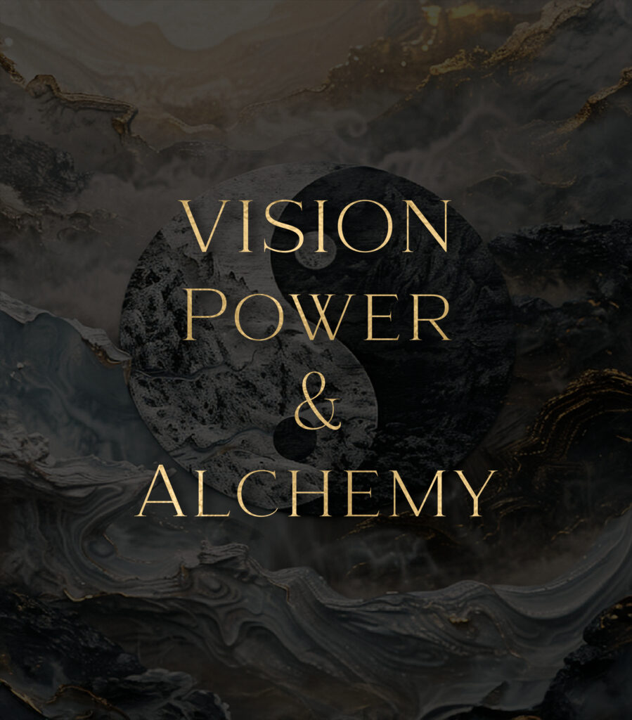 Vision Power and Alchemy in Gold Letters